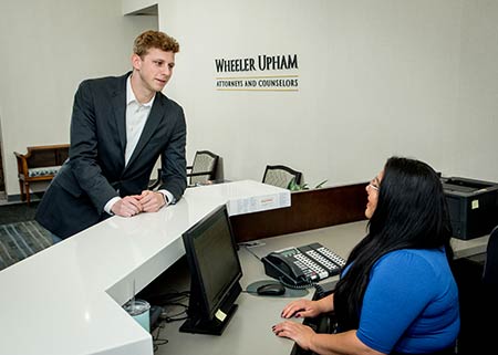 Wheeler Upham Lobby and Front Desk