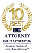 10 Best, Client Satisfaction, American Institute of Family Law Attorneys™